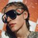 Personality Large Frame Sunglasses Gold Frame Silver Frame Punk Lenses Hip Hop Large Frame Sunglasses_viptrois.com