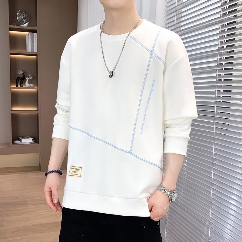 Men’s Oversized Drop Shoulder Sweatshirt – Minimalist Crewneck Pullover (M-5XL, Wrinkle-Resistant Cotton Blend)_viptrois.com