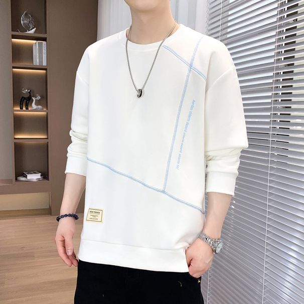 Men’s Oversized Drop Shoulder Sweatshirt – Minimalist Crewneck Pullover (M-5XL, Wrinkle-Resistant Cotton Blend)_viptrois.com