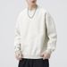 Japanese Retro Autumn New Men's Patchwork Design Long Sleeve Sweatshirt Loose Versatile Trendy Round Neck Casual Solid_viptrois.com