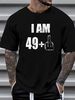 LIMITED I Am 49 Plus 1-50th Birthday Gift 1973 Birthday Classic S-5XL T-Shirt Breathable Graphic Summer Unisex Versatile Homme Comfortable_viptrois.com