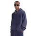 Oversized Washed Hoodie – Heavyweight Brushed Cotton, Unisex Vintage Streetwear (5 Distressed Colors, Acid Wash Finish)"_viptrois.com