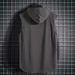 Men's Clothing Style Street Hooded Vest Men's Trendy Brand Hooded Sleeveless T Shirt Men's Sleeveless Sweater Hoodie Summer Vest Thin Section_viptrois.com