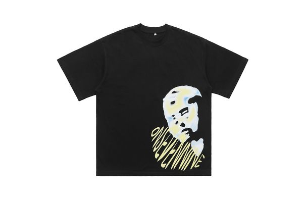 Spring And Autumn New American Street Style Skull Anime Cartoon Loose Men's T-Shirt_viptrois.com