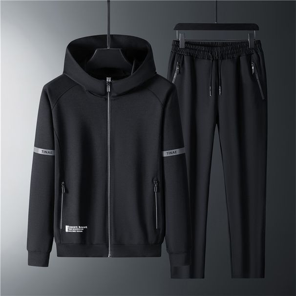 2025 High quality autumn and winter new set for casual sports, loose oversized plus plush thick hooded cardigan, men's efc0_viptrois.com