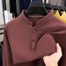 2025 New Double-Sided Thermal Base Shirt Men's Stand Collar Long Sleeve T-Shirt Autumn Winter Slim Fit Business Casual_viptrois.com