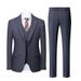 Men's Clothing Slim Dark Pattern Suits Studio Photo Casual Suits Three Piece Suits_viptrois.com