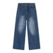 Men's Clothing New Seasons Black And Gray Old Retro Trendy Casual Jeans_viptrois.com