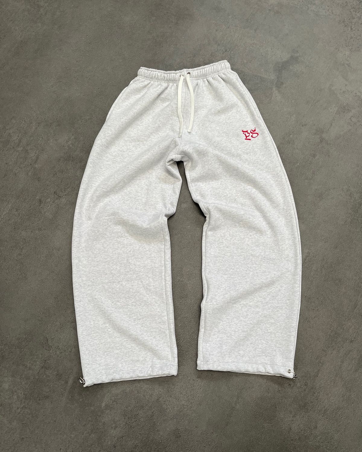 Men's Clothing Fashion Hip Hop Embroidery Retro Loose Sweatpants Drawstring Leg Casual Trousers For Men And Women_viptrois.com