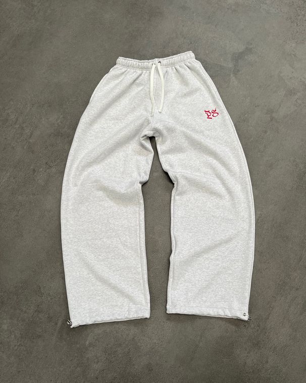 Men's Clothing Fashion Hip Hop Embroidery Retro Loose Sweatpants Drawstring Leg Casual Trousers For Men And Women_viptrois.com