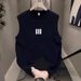 Men's Clothing Summer Loose Outer Wear Sleeveless T Shirt Boys Casual Wide Shoulder Waistcoat Top_viptrois.com