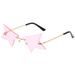 Half Angle Star Sunglasses - Creative Frameless & Polygonal Design (Women's Dance & Ocean Style)_viptrois.com