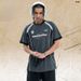 American Style Jersey T-Shirt Men Summer Quick-Dry Mesh Racing Short Sleeve Patchwork Ice Hockey Suit_viptrois.com
