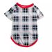 Christmas Fawn letter plaid Christmas family print home dress pajamas_viptrois.com
