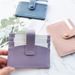 Card Holder Purse Wallets Simple Fashion Color Match Color Thin Mini Buckle One Card Bag Anti-degaussing Card Bag_viptrois.com