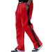 Men's Heavyweight Contrast-Panel Jogger Pants Casual Streetwear Sweatpants Black White 6 Color Options_viptrois.com