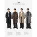 Men's Long Coat Autumn Winter Fashionable Loose Casual Stylish Jacket With Multiple Pockets, Slim Fit, Polyester Blend, Black/Brown/Grey/Khaki_viptrois.com