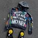Retro Y2K Print Zip-Up Hoodie – Oversized Streetwear Pullover With Vintage Vibes, Comfortable & Stylish_viptrois.com