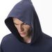 "Men's Boxy Cropped Hoodie - 380GSM Heavyweight Dragon Scale Pullover With Drop Shoulder & Kangaroo Pocket"_viptrois.com
