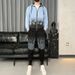 Men's Clothing men's spring and autumn fashion hooded cardigan sweatshirt large size loose sweatpants a complete set of casual sports suits_viptrois.com