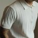 Men's Clothing Retro Knitted Polo Shirt Short Sleeved Men's T Shirt Light Mature Solid Color Basic Spring And Summer_viptrois.com