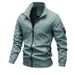 Japanese and Korean autumn new thin youth stand up collar men's baseball jacket, windbreaker_viptrois.com