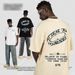 Men's Clothing Summer New Heavy Short Sleeved Men's Loose Oversize Pure Cotton T Shirt Ins Same Style Trendy Couple Tops_viptrois.com