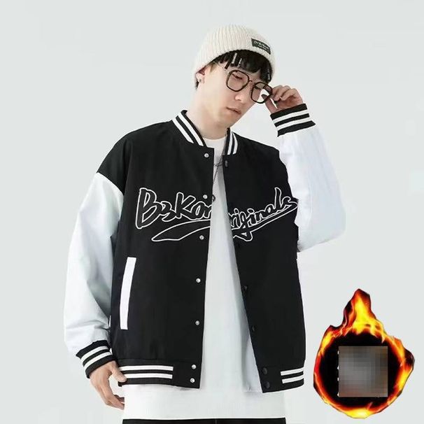 American Sports Trendy Brand Jacket Jacket Men's Loose Casual Baseball Jersey Spring And Autumn Trend Jacket Men_viptrois.com