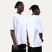 "Heavyweight Oversized Cotton Tee – Relaxed Drop Shoulder, Small Neckline, Minimalist Essential For Men"_viptrois.com