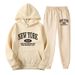 Pure New Cross-Border European And American Men's Hoodie Sweatshirt Fashion Printed Two-Piece Casual Sportswear Set For Men_viptrois.com