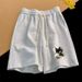 Retro Style Men's Printed Shorts Summer Trendy Student Brand Casual Loose Sports Pants Design_viptrois.com