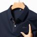 Seamless Summer Fashion Polo Shirt Daily Casual Middle-aged Men's Top Short Sleeve T-shirt Men_viptrois.com