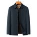 High-End Business Men's Clothing For Middle-Aged And Elderly 2025 Autumn Winter Thin Cotton Jacket Dad Wool Padded_viptrois.com