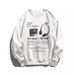 American Heavy Cotton Retro Loose Earphones Printed Letter Crew Neck Sweater 2024 Autumn High Street Trendy Top_viptrois.com