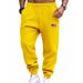 Cross Border Independent Station Spring And Autumn American Loose Men's Casual Simple Freedom Independence Day Sports Casual Drawstring Sweatpants_viptrois.com