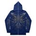 2023 Dark Butterfly Unisex Hoodie Gothic Couple Harajuku Oversized Zipper Sweatshirt_viptrois.com