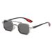 Men's Metal Double Beam Sunglasses - Small Frame UV400 Protection, Fashion Business & Outdoor Shades_viptrois.com
