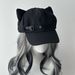 Cat Ear Duckbill Cap Star Heart Y2K Leather Buckle Subculture Face Slimming Cute Anime Beret_viptrois.com