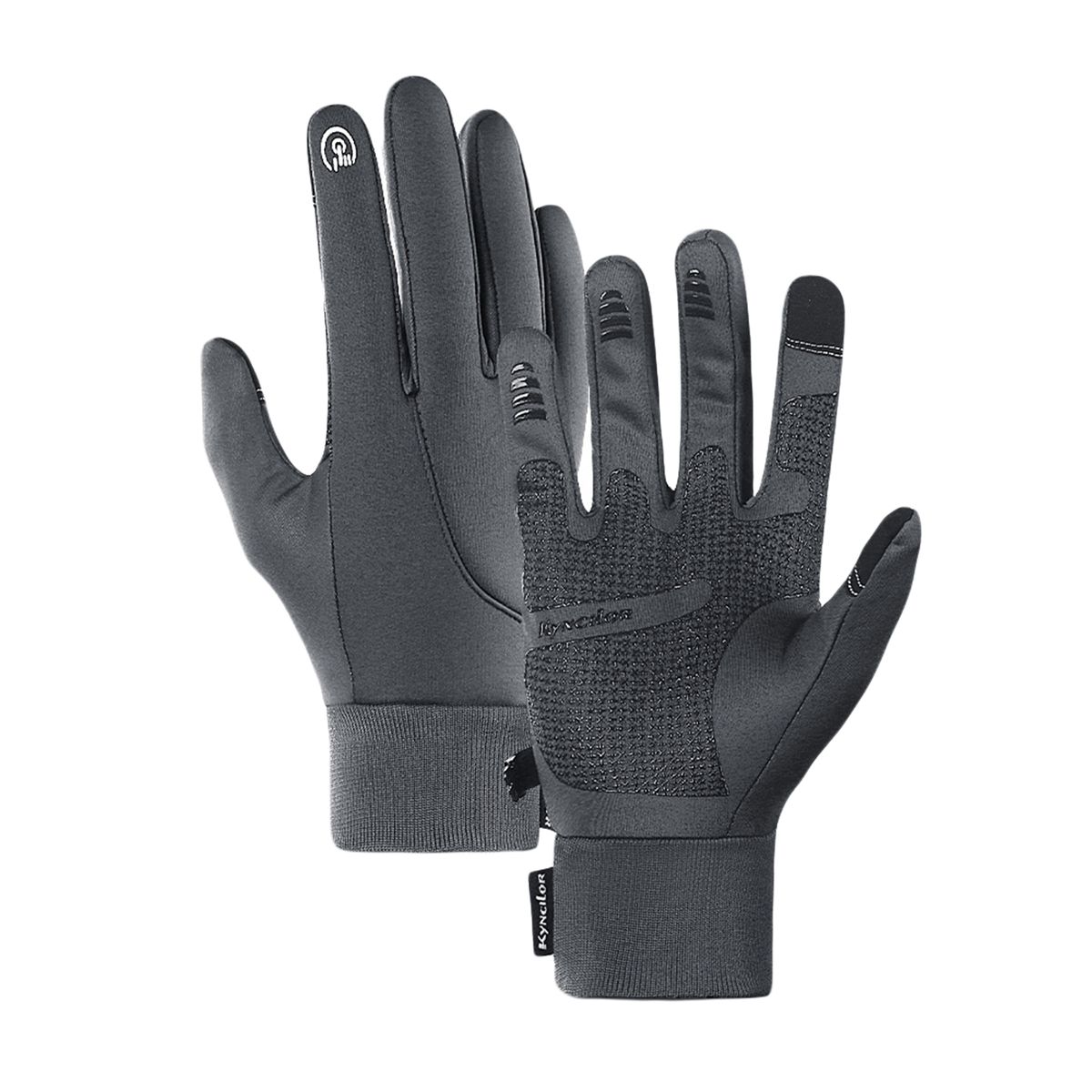 Drivedirect 1 Pair Snow Gloves Warm Thermal Comfortable to Wear Shock-Absorbing Touch-screen Friendly Cycling Gloves for Sport_viptrois.com