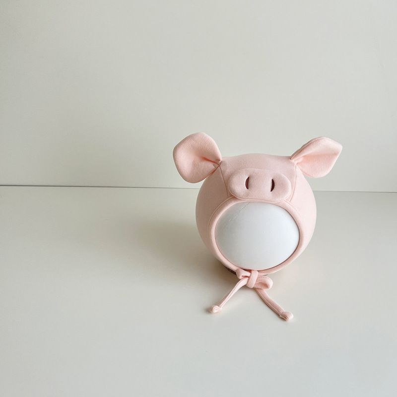 Baby hat Autumn and winter cartoon cute warm ear cap baby tire cap_viptrois.com