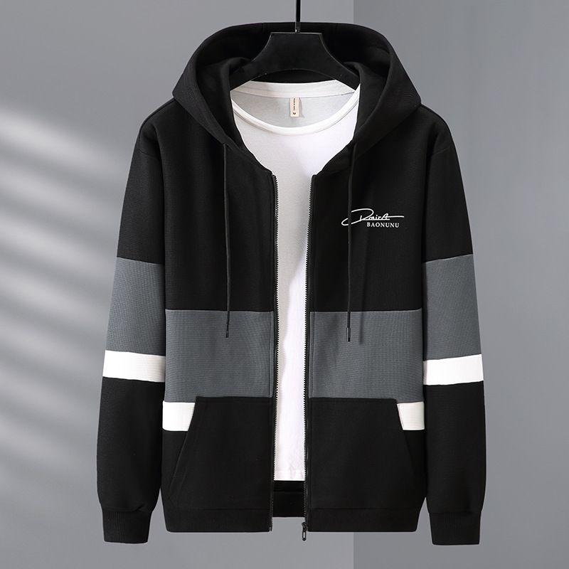 Men's Clothing Plus Size Plus Size Sweater Large Size Loose Cardigan Suit Zipper_viptrois.com
