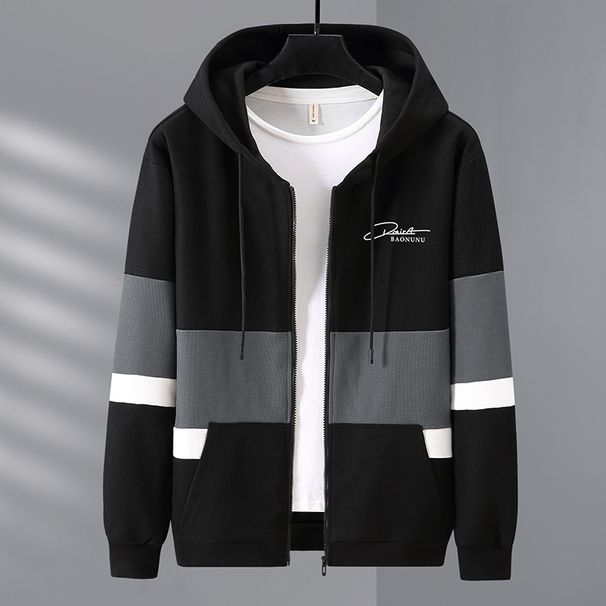 Men's Clothing Plus Size Plus Size Sweater Large Size Loose Cardigan Suit Zipper_viptrois.com