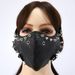 Trendy Face Creative Alloy Rivet Men's Accessories Halloween Party Mask_viptrois.com