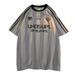 Men's Clothing Men's And Women's Short Sleeved T Shirts Striped Mesh Jersey Loose Quick Drying Tops_viptrois.com