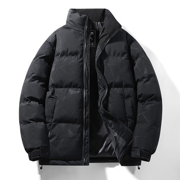 Winter New Cardigan Stand-up Collar Warm And Windproof Loose Bread Clothes Couple Versatile Cotton-padded Clothes_viptrois.com