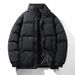 Winter New Cardigan Stand-up Collar Warm And Windproof Loose Bread Clothes Couple Versatile Cotton-padded Clothes_viptrois.com