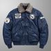 Men's Heavyweight Bomber Jacket – Detachable Stand Collar Winter Coat, Windproof Nylon Shell & Military-Inspired Pockets (Army Green/Black/Grey/Navy)_viptrois.com