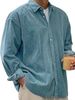 K New Arrival Men's Long Sleeve Loose Thick Casual Shirts Jackets_viptrois.com