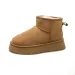 2025 Hot New Free Shipping Designer For Womens Brown Black Beige New Butterfly Knot Veet Cotton Boots_viptrois.com