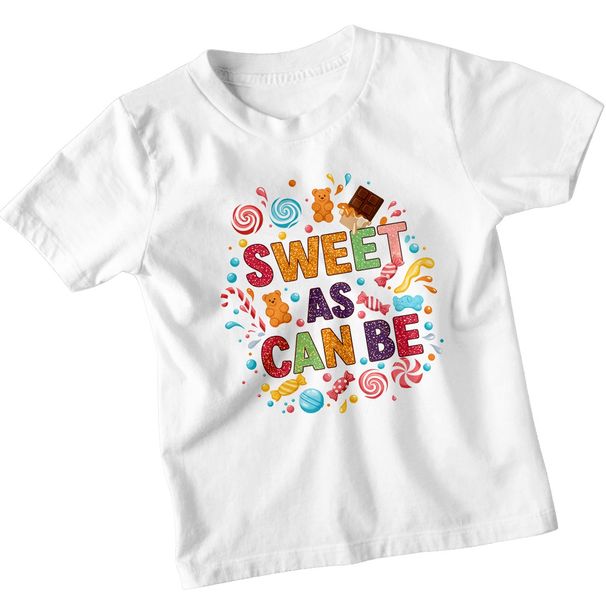 Sweet As Can Be Candy Food Unisex 100% Cotton T-shirt Mens Tees Top Playful Treats Graphic_viptrois.com